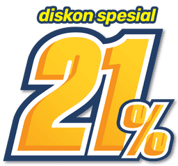 Diskon Spesial 21%