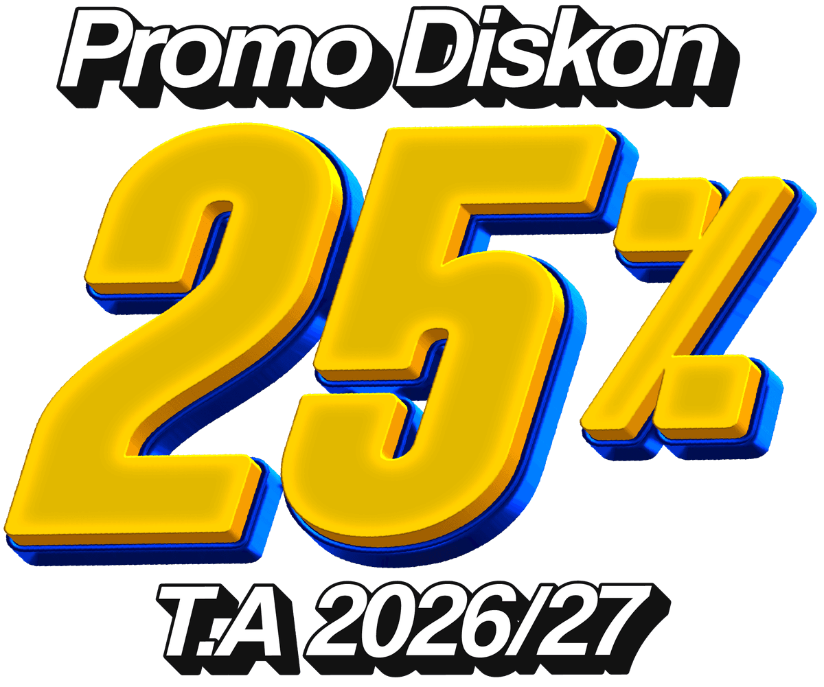 Diskon 25% 2026-2027
