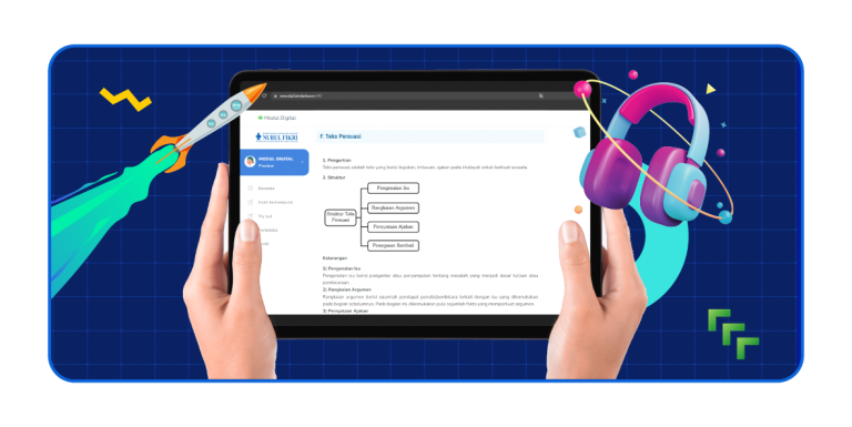 Modul Digital Atraktif yang terintegrasi dengan SMART